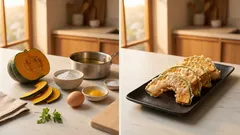 天ぷら粉なしでもサクッと香ばしい:片栗粉と卵で作るかぼちゃの天ぷら