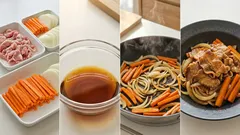 豚こま×玉ねぎ×にんじんで満足おかず：照り焼き炒めが簡単に決まるコツ