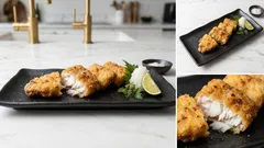 塩こしょうと片栗粉だけでカリふわに。カマスの唐揚げは180℃で手早く