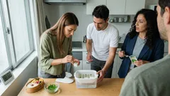 100均容器でできる大葉の水耕栽培、キッチンで必要な分だけ摘むコツ