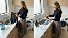 黒い服の色あせを防ぐ洗濯術、冷水とネットで今日からできる6つのコツ