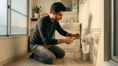 ダイソーのワイヤーネットで10分完成、探さない小物収納の作り方