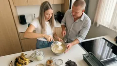 黒い斑点バナナは捨てないで、卵白のひと手間でふんわり軽いバナナパウンド