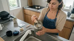 水筒の茶渋が落ちない悩みを解決する酸素系漂白剤のつけ置き術