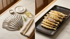 チカの天ぷらは片栗粉だけで軽くサクッと。下処理10分で骨まで食べやすい揚げ方